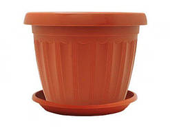 Вазон із підставкою Терра (теракот) 0.15 л