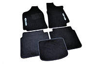 Ворсові килимки ВАЗ 2101-2107 /Чорні 5шт AVTM BLCCR1713