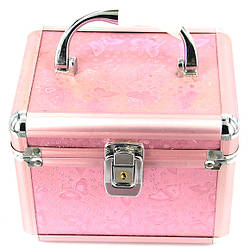 Скринька для рукоділля велика метелики рожева S8151-3