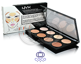 Палітра для контурингу обличчя Nyx Highlight & Contour Pro Palette