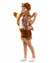 Дитячий костюм ГОРОБЕЦЬ для детей 3,4,5,6,7 років, карнавальний костюм птаха горобця