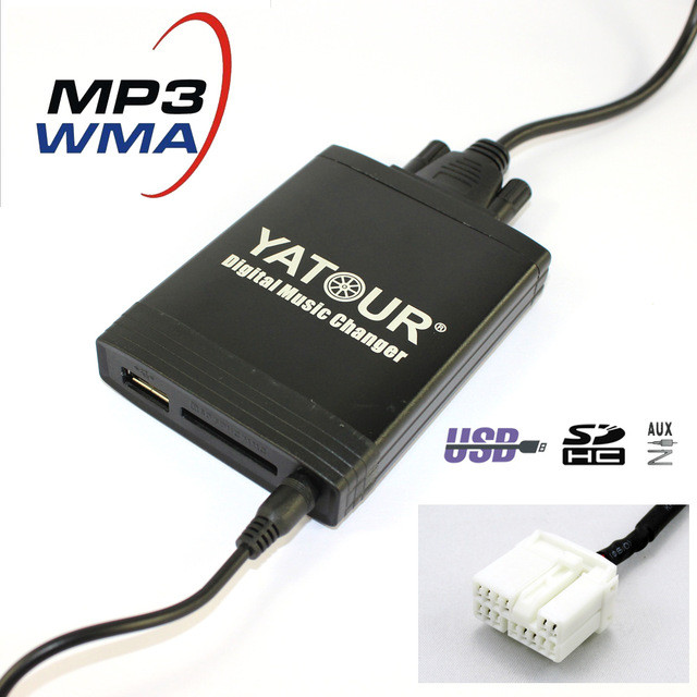 Адаптер для Honda Acura YATOUR YT-M06 USB/SD/AUX Емулятор CD чейнджера Хонда Акура hon2