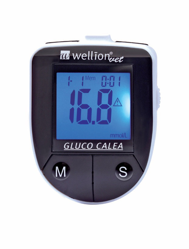 Глюкометр для вимірювання рівня цукру у тварин Wellion Gluco Calea (без тест-смужок)
