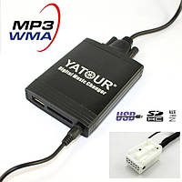 Адаптер для VW, Audi, Skoda, Seat 12 pin YATOUR YT-M06 USB/SD/AUX Эмулятор CD чейнджера WV12