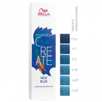 Відтінкова фарба Татойча яскрава фарба Wella Professional Color Fresh CREATE New Blue