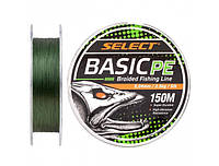 Шнур Select Basic PE 150m (темн-зел.) 0.22mm 30lb/13.6kg