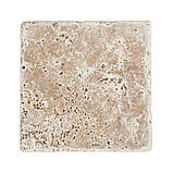 Плитка біла травертинова зістарена не заповнена 10х10, фото 3