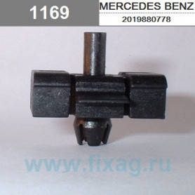 Кліпса кріплення молдингу двері на Мерседес, фото 2