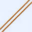 Шкіряний Шнурок на застібці (50 см) коричневий, фото 5