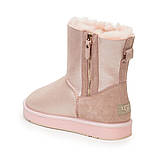 Жіночі уги на змійці UGG Australia Double Zip Classic (Pink) 36 розмір, фото 4