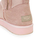 Жіночі уги на змійці UGG Australia Double Zip Classic (Pink) 36 розмір, фото 5