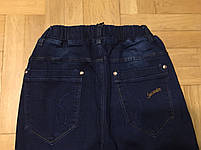 Джинсові штани на флісі для хлопчиків оптом, CQ, 134-164 рр., Арт.CQ7106, фото 5