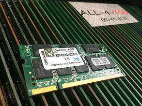 Оперативна пам'ять DDR1 1gb SO-DIMM Kingston 400Mhz Intel/AMD (для ноутбука)