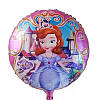 Фольгована куля Софія Прекрасна, повітряна кулька принцеса Софія 45 см 18"