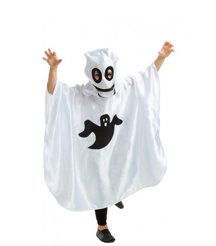 Дитячий карнавальний костюм Привид Каспер для дітей  8,9 років, костюм привидів дитячий