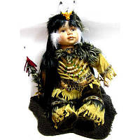 Кукла фарфоровая Индеец (52 см)