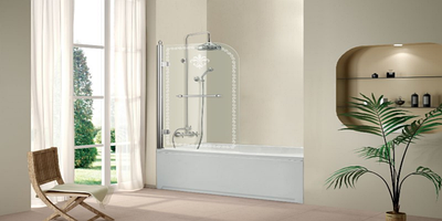 Скляні шторки на ванну