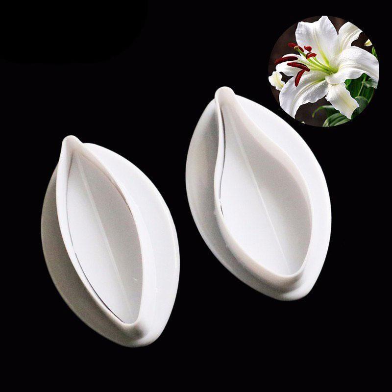 Набір кондитерських плунжерів "Лілія велика" 2 шт, прикраси для торта, фото 1