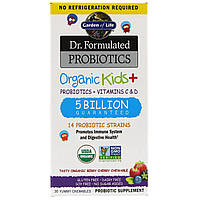 Garden of Life, Dr. Formulated Детские органические пробиотики Kids+ Shelf Stable, 30 шт, Киев