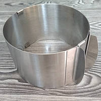 Кільце кондитерське розсувне: висота 8 см. (з розміткою)