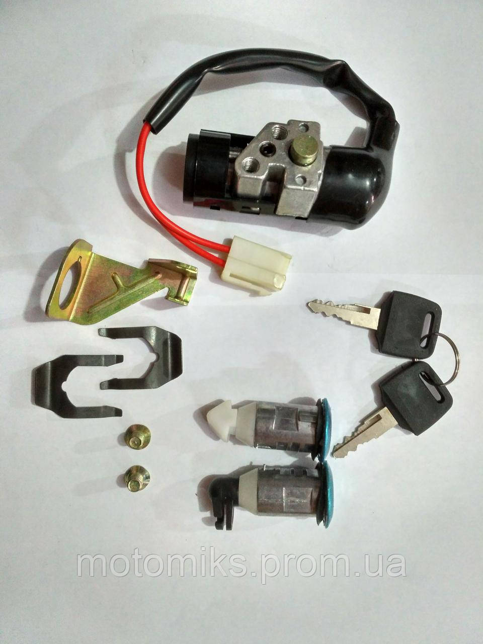 Замок Зажигания (комплект) на Двухтактный Китайский Скутер с Цепочным ...