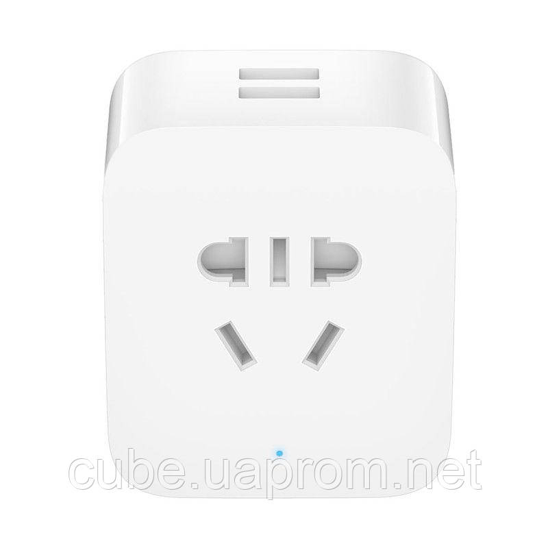 Розумна WiFi розетка Xiaomi Mijia Smart Socket Plus enhanced 2 Dual Usb ZNCZ03CM