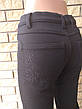 Джинси жіночі зимові на флісі з високою посадкою полубатальные LAFEDINA, фото 8