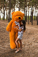 Величезний плюшевий ведмедик Дейман 210 см карамельний
