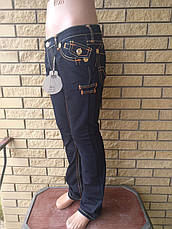 Джинси жіночі щільні напівбатальні BRIGHT, Туреччина, фото 2