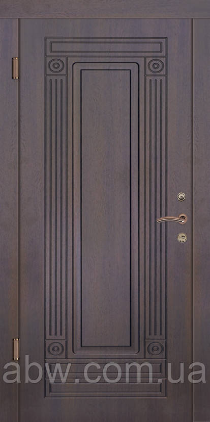 Двері "Портала" — Серія ЕЛЕГАНТ — модель ГАРАНТ — Світлий горіх