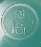Таз пластиковий 18 літрів Ø 43.5 см h=17 см (Юніпласт), фото 5