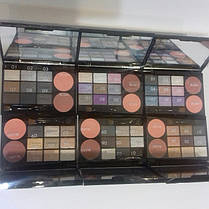 Тіні Versace Sheer Eye Shadow Colour тіні 9 кольорів+рум'яна 2 кольори, фото 5