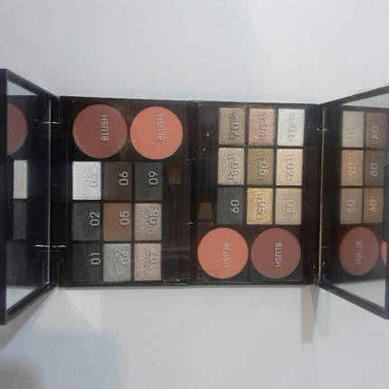Тіні Versace Sheer Eye Shadow Colour тіні 9 кольорів+рум'яна 2 кольори, фото 3