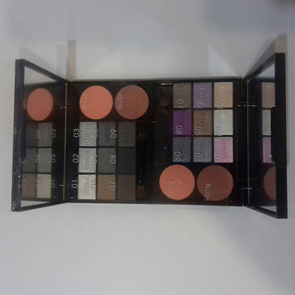 Тіні Versace Sheer Eye Shadow Colour тіні 9 кольорів+рум'яна 2 кольори, фото 2