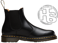 Женские ботинки Dr Martens Chelsea 2976 Yellow Stitch Black 22227001