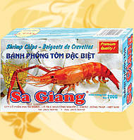 Чіпси рисові, креветочні, Sa Giang, Shrimp Chips, Vietnam, 200г, МоМау