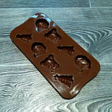 Форма силіконова для цукерок Новорічний набір, фото 2