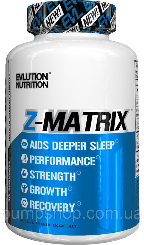 Мінеральний комплекс цинк +магній Evlution Nutrition Z-Matrix 240 капс.