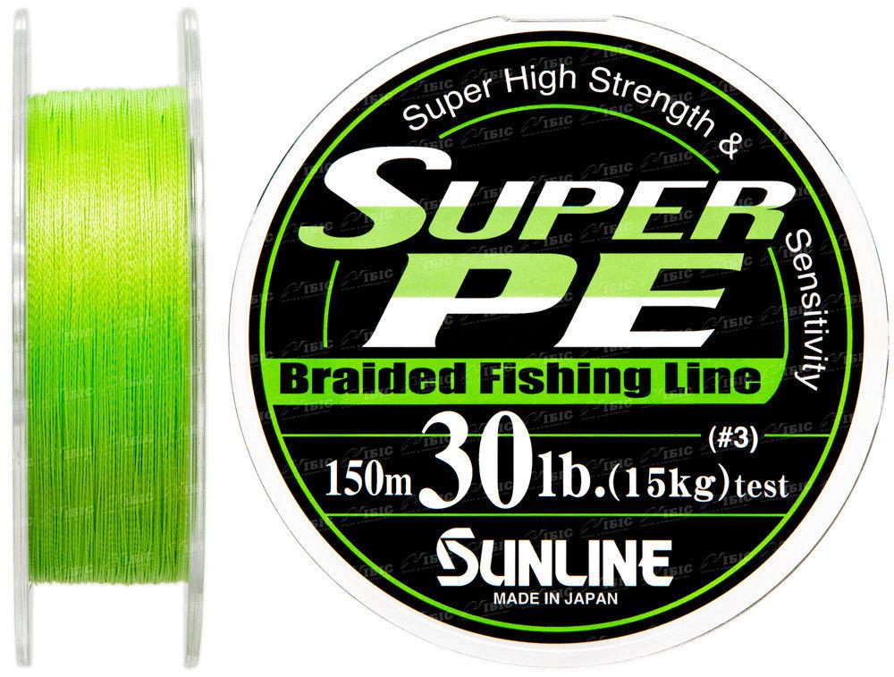 Шнур Sunline Super PE 150 м (салат.) 0.285 мм 30LB/15кг