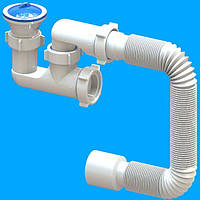 Сифон (D-02) для душової кабіни з ревізією Santehplast