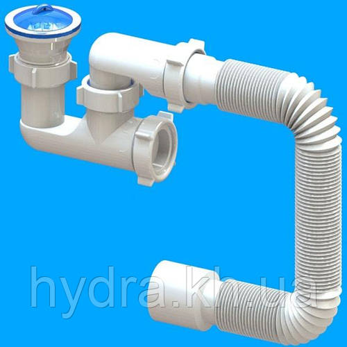 Купить Сифон (D-02) для душевой кабины с ревизией Santehplast, цена 153 ...