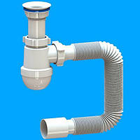 Сифон (LN 01.01) для умивальника пластмасовий випуск 1 1/2" Santehplast
