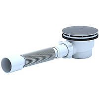 Сифон (E325C) для душового піддона з гнучкою трубою АНІ Пласт