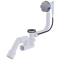 Сифон (EM321) для ванни напівавтомат з ревізією 11/2" АНИ Пласт