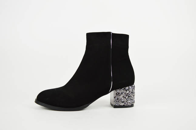 Черевики Donna Style 4060 38 Чорні шкіра 37, фото 1