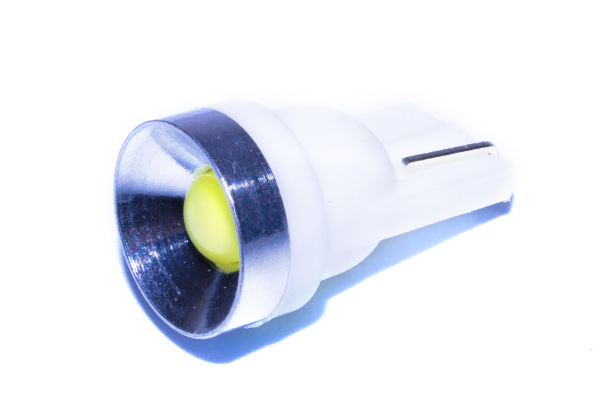 Світлодіодна лампа AllLight T10 1 діод COB 1.5 W W2,1x9,5d 12V WHITE