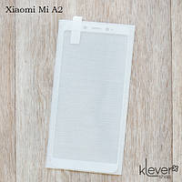 Захисне скло 2,5D для Xiaomi Mi A2 (white silk)
