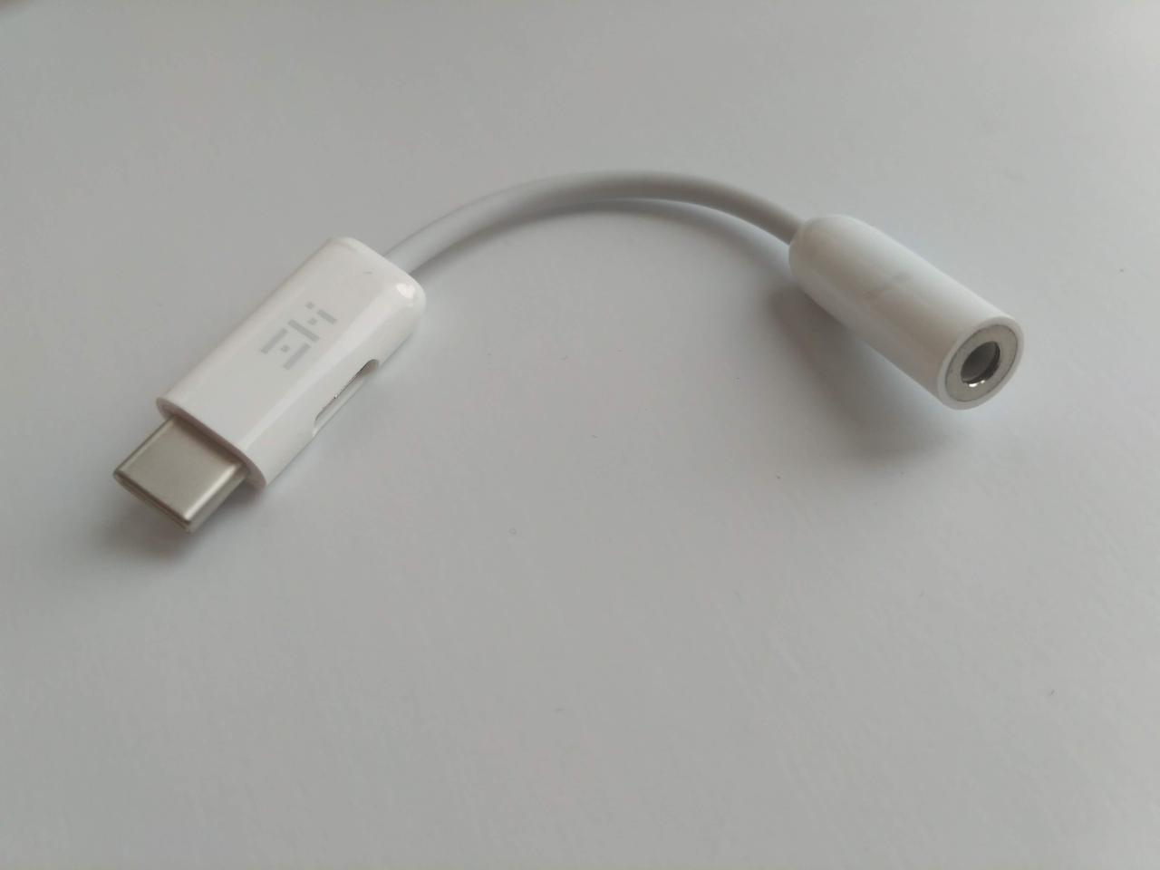 Xiaomi ZMI Combo Charger / Headphone Audio Adapter Type-C - Jack 3,5 мм Білий (AL711)