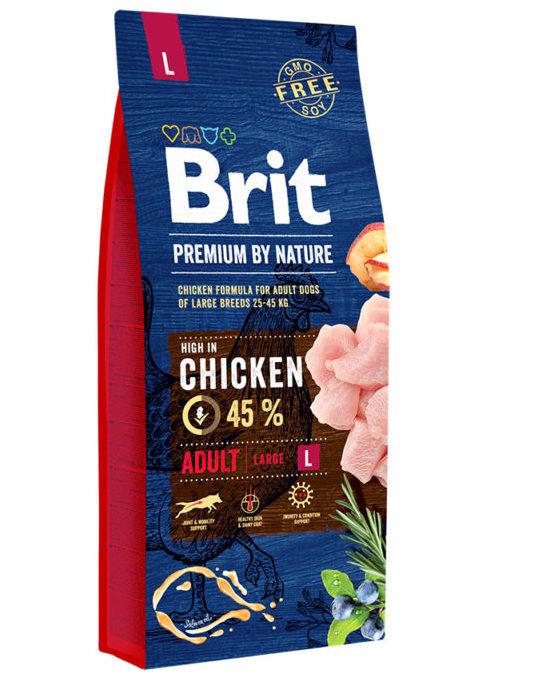 Brit (Брит) Premium Adult L корм для дорослих собак великих порід, 8 кг