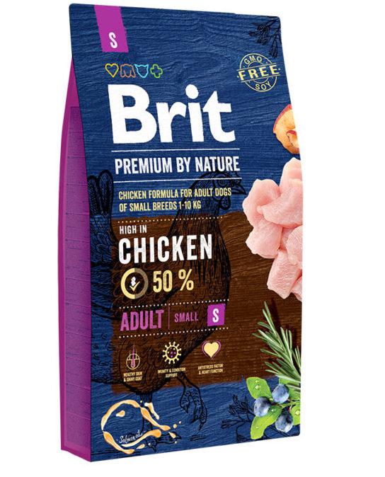 Brit (Брит) Premium Adult S сухий корм для дорослих собак маленьких порід, 3 кг